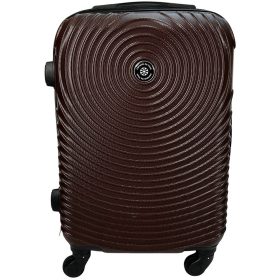    Kabínový kufor Leonardo Da Vinci zlatej farby, tvrdostenný kabínový kufor 50 cm