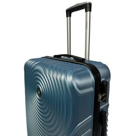    Leonardo da Vinci veľký fialový ABS tvrdostenný kufor 54 x 85 x 32 cm