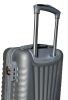  Kabínový kufor Leonardo Da Vinci tmavosivý tvrdostenný 40 cm