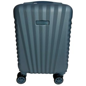    Kabínový kufor Leonardo Da Vinci tmavosivý tvrdostenný 40 cm