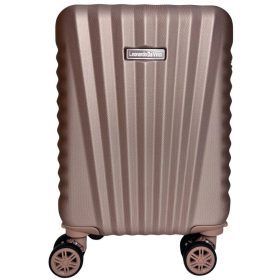    Kabínový kufor Leonardo Da Vinci tmavosivý tvrdostenný 40 cm