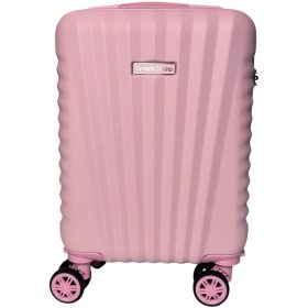    Kabínový kufor Leonardo Da Vinci tmavosivý tvrdostenný 40 cm