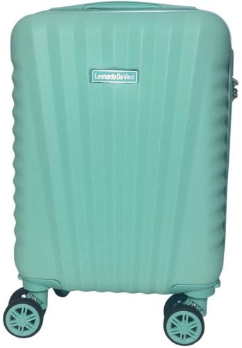  Kabínový kufor Leonardo Da Vinci tmavosivý tvrdostenný 40 cm