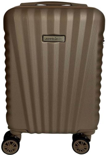  Leonardo Da Vinci čierny, tvrdostenný kabínový kufor 50 cm