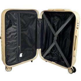    Leonardo Da Vinci čierny, tvrdostenný kabínový kufor 50 cm