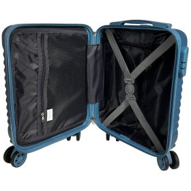    Leonardo Da Vinci čierny, tvrdostenný kabínový kufor 50 cm