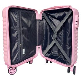    Leonardo Da Vinci čierny, tvrdostenný kabínový kufor 50 cm