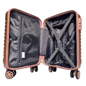    Leonardo Da Vinci čierny, tvrdostenný kabínový kufor 50 cm