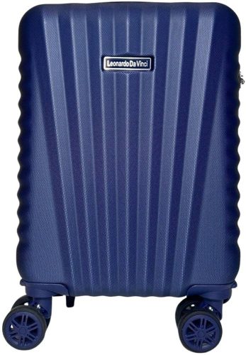  Leonardo Da Vinci čierny, tvrdostenný kabínový kufor 50 cm