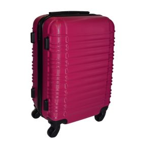    Kabínový kufor Leonardo Da Vinci purpurový tvrdostenný 50 cm
