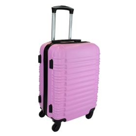    Leonardo Da Vinci ružový tvrdostenný kabínový kufor 50 cm