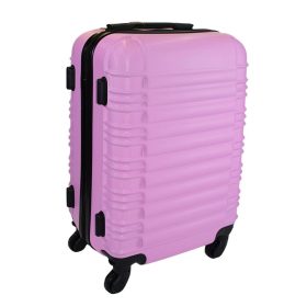    Leonardo Da Vinci ružový tvrdostenný kabínový kufor 50 cm