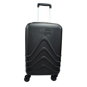    Leonardo Da Vinci čierny, tvrdostenný kabínový kufor 50 cm