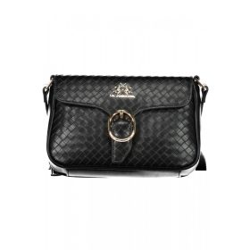    Dámska čierna kabelka cez rameno La Martina 25 x 17 x 5 cm