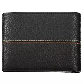    La Martina vyšívaná luxusná kožená peňaženka, pánska 13 x 10 cm