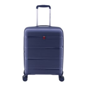    Gladiator Bionic pevný obal tmavomodrý rozťahovací kufor 55 cm