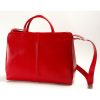  Monarchy Rosalina červená dámska kožená kabelka a taška cez rameno 34x24cm