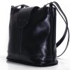  Monarchy Marina tmavomodrá dámska kožená taška cez rameno 27x25cm