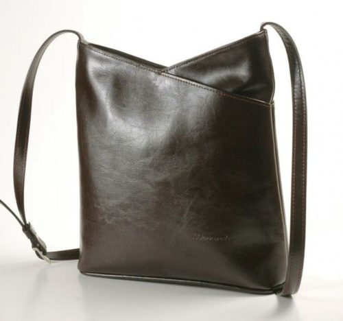  Monarchy Kamilla hnedá dámska kožená taška cez rameno 29 x 28,5 cm.
