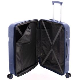  Gladiator Boxing pevný kryt modrý kabínový kufor 67 cm