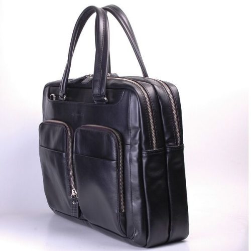  Monarchy Oscar unisex kožená taška na notebook, aktovka 42 x 30 x 13 cm.