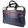  Unisex kožená taška na notebook Monarchy, aktovka 42 x 30 x 13 cm.