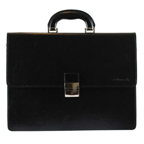  Čierna pánska aktovka Monarchy Paul 38,5 x 29 cm.