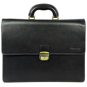  Čierna pánska aktovka Monarchy Paul 38,5 x 29 cm.