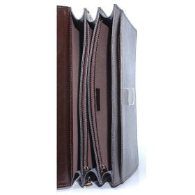    Monarchy "Ted" čierna kožená aktovka 36 x 25 cm