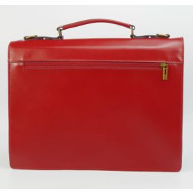    Dámska kožená aktovka Maxmoda Tilda talianskej, bordovej farby