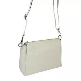    Maxmoda Cara malá dámska béžová kožená kabelka, taška cez rameno 27 × 17,5 cm