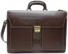 Maxmoda Talianska trojkomorová dvojvrecková pánska kožená aktovka 40 x 29 cm.
