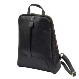  Čierny dámsky kožený ruksak Maxmoda Lorin