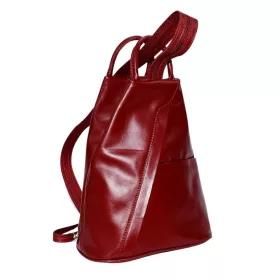  Dámsky kožený ruksak Maxmoda Koko bordovej farby