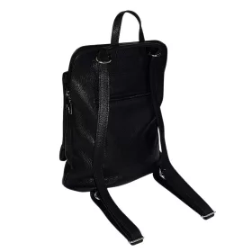  Dámsky kožený ruksak Maxmoda Maria čierny 35 × 30 cm