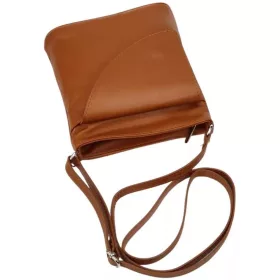    Maxmoda Nilla Talianska dámska koňaková kožená taška cez rameno, bočná taška