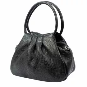    Maxmoda Thais Talianska dámska čierna malá kabelka, taška cez rameno 25 × 17 cm