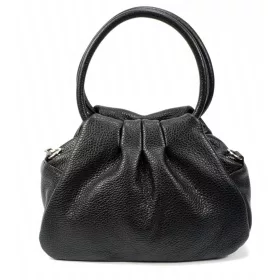    Maxmoda Thais Talianska dámska čierna malá kabelka, taška cez rameno 25 × 17 cm