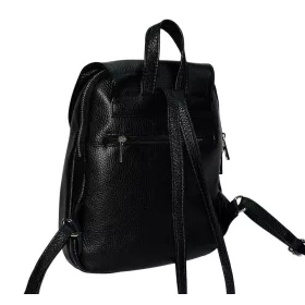  Čierny dámsky kožený ruksak Maxmoda Aniella