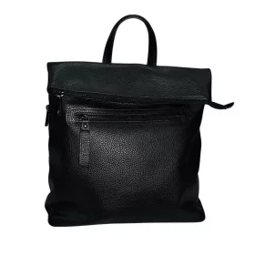  Čierny dámsky kožený ruksak Maxmoda Dahna