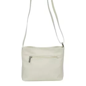    Maxmoda Bellini malá, béžová, dámska kožená taška cez rameno 20 x 17 cm