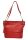  Maxmoda Nilla Talianska dámska červená kožená taška cez rameno, bočná taška