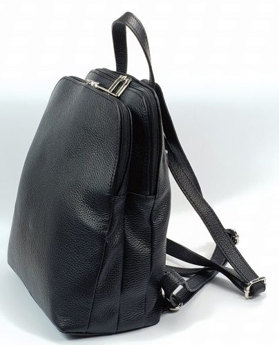  Čierny dámsky kožený ruksak Maxmoda Ginger