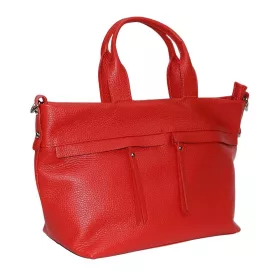    Maxmoda Mara Talianska dámska červená kabelka 37 × 24 cm