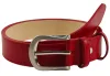  Čierny dámsky kožený opasok, 110 cm