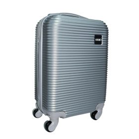  Ormi strieborný, tvrdostenný kabínový kufor 50 cm