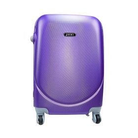  Ormi fialový, tvrdostenný kabínový kufor 55 cm