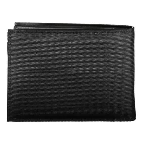    Peňaženka Piquadro talianskeho dizajnu čierna látka-koža, pánska 12 x 9 cm
