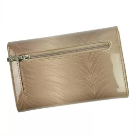    Dámska vzorovaná modrá kožená peňaženka Patrizia, RFID 15 × 9,5 cm