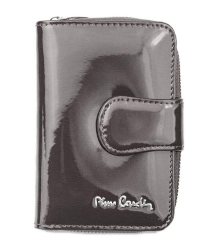  Pierre Cardin sivá dámska kožená peňaženka 9,5 × 13 cm